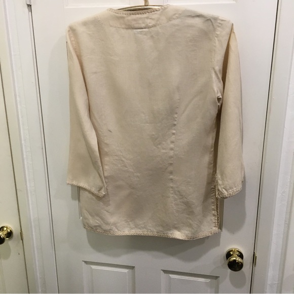 Ralph Lauren green label cream embroidered shirt - Picture 12 of 14